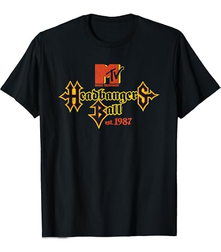 Amazon.com: MTV Headbangers Ball: Classic Fit, Round Neck, Short